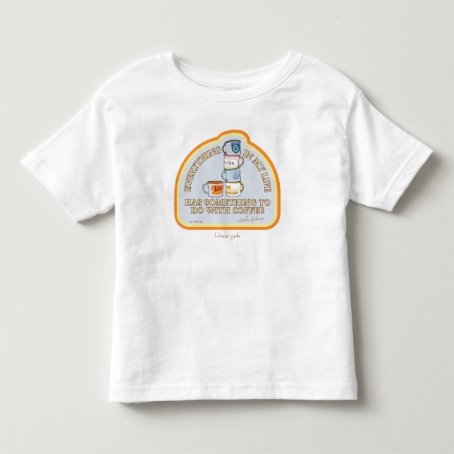 Camiseta De Bebé Gilmore Girls | Gráfico de cita de café (Anverso)