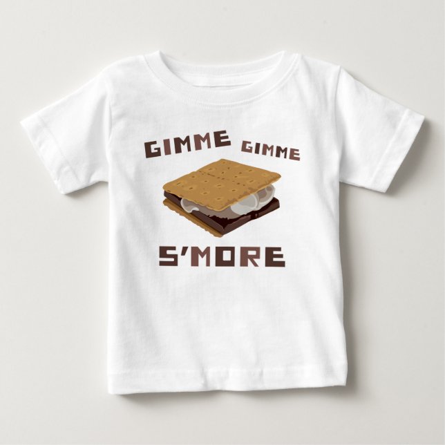 Camiseta De Bebé Gimme S'more (Anverso)