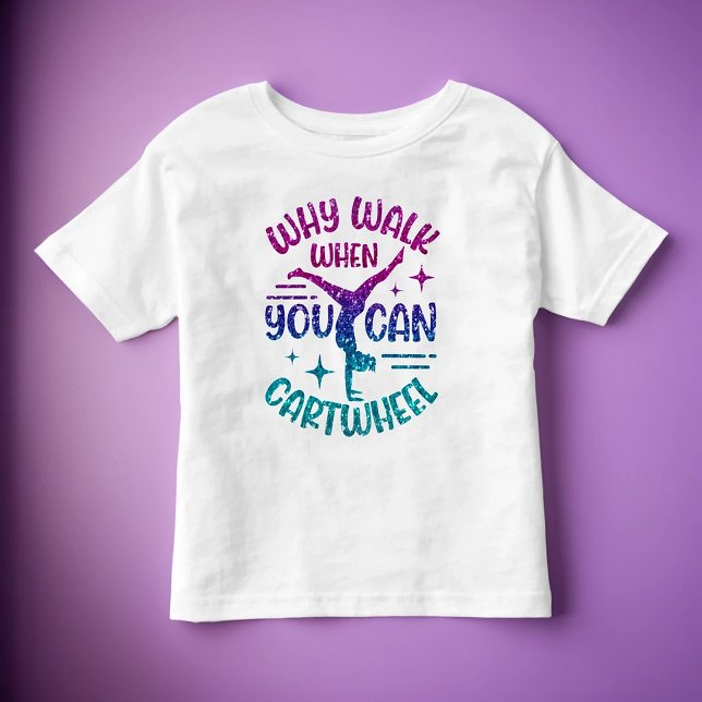 Camiseta De Bebé Gimnasia Cartonera Magenta Turquesa Púrpura (Subido por el creador)