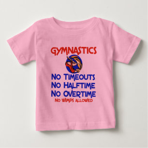 Camiseta De Bebé Gimnasia ningunos Wimps