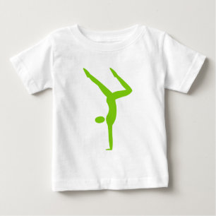 Camiseta De Bebé Gimnasia - Verde marciano