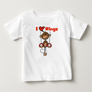 Camiseta De Bebé Gimnasta Ama Anillas