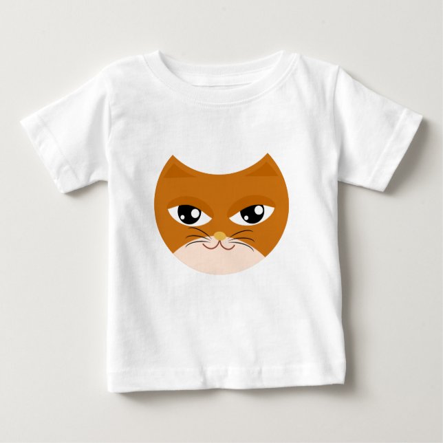 Camiseta De Bebé Ginger cat (Anverso)