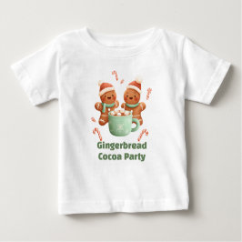 Camiseta De Bebé Gingerbread Cocoa Party