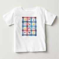 Gingham América Patriótica 4 de Julio