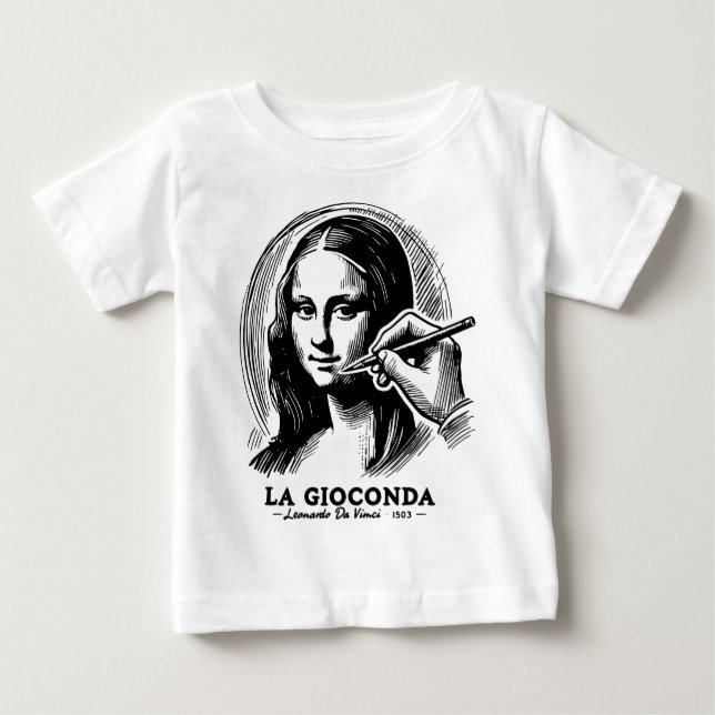 Camiseta De Bebé Gioconda (Anverso)