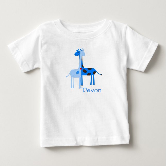 Camiseta De Bebé Girafas (Anverso)