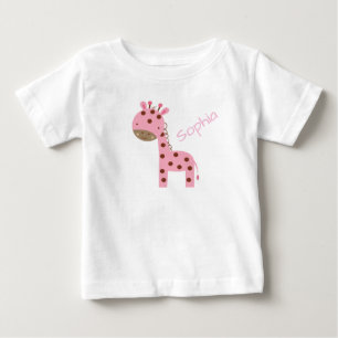 Camiseta De Bebé Giraffe