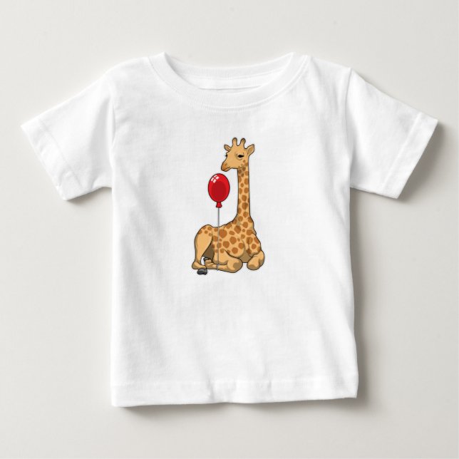 Camiseta De Bebé Giraffe Balloon (Anverso)
