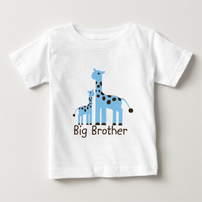Camiseta De Bebé Giraffe Big Brother (Anverso)