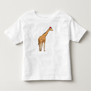 Camiseta De Bebé Giraffe Cap