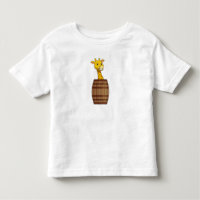 Giraffe con barril