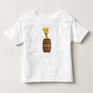 Camiseta De Bebé Giraffe con barril
