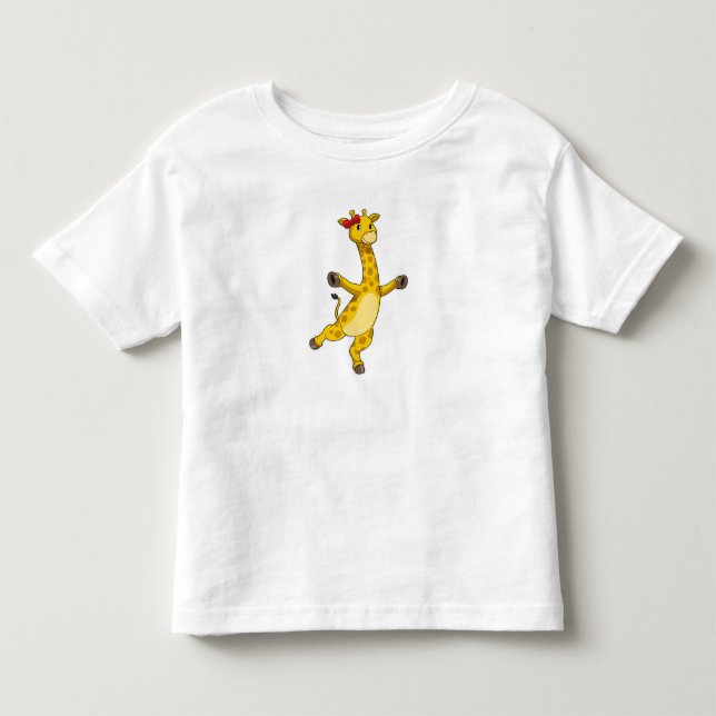 Camiseta De Bebé Giraffe con cinta de opciones (Anverso)