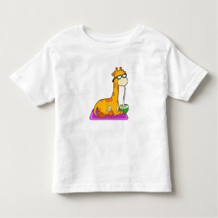Camiseta De Bebé Giraffe con coco