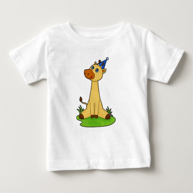 Camiseta De Bebé Giraffe con gorra Fiesta (Anverso)