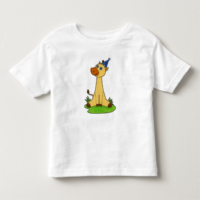 Camiseta De Bebé Giraffe con gorra Fiesta (Anverso)