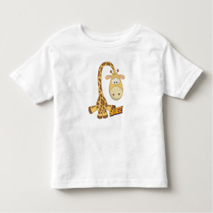 Camiseta De Bebé Giraffe Cute Kawaii Personalizado