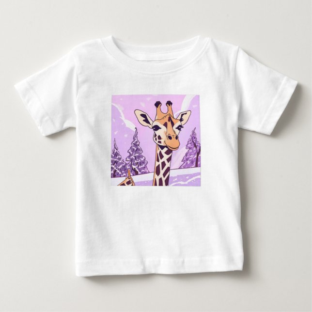 Camiseta De Bebé Giraffe Head (Anverso)