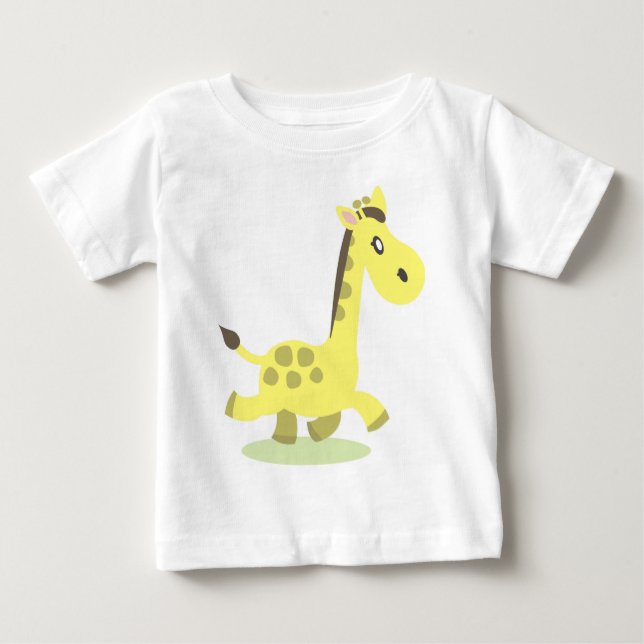 Camiseta De Bebé Giraffe Ilustracion T-Shirt (Anverso)