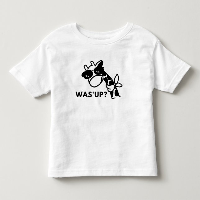 Camiseta De Bebé Giraffe lo que pasa (Anverso)