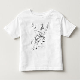 Camiseta De Bebé Giraffe + pegasus = Giraffsus