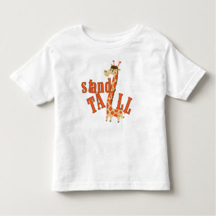 Camiseta De Bebé Giraffe Stand Tall