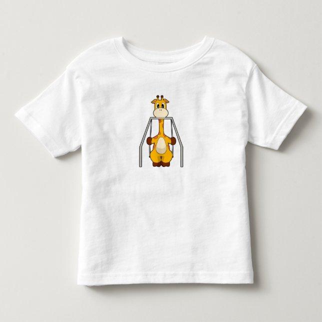 Camiseta De Bebé Giraffe Swing (Anverso)