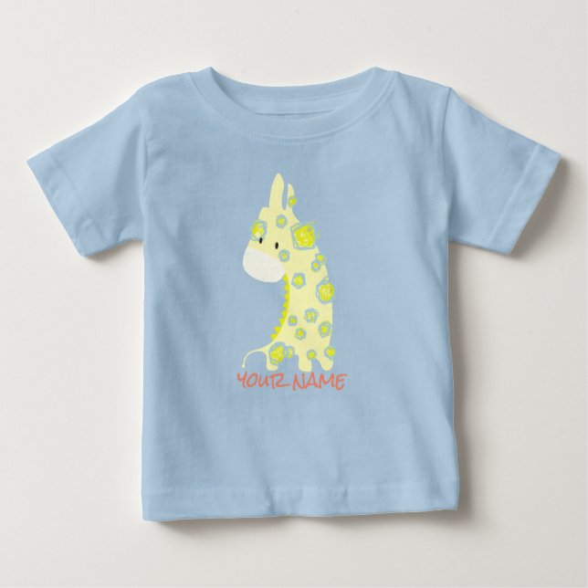 Camiseta De Bebé giraffe T-shirt (Anverso)