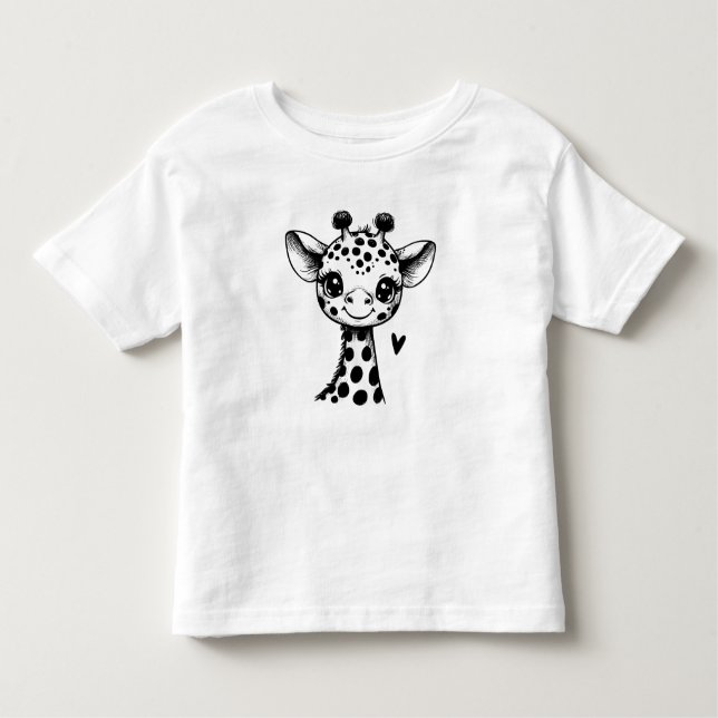 Camiseta De Bebé Giraffe Toddler T-Shirt (Anverso)