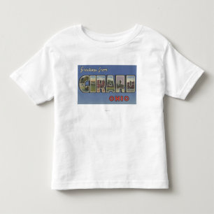 Camiseta De Bebé Girard, letra ScenesGirard, OH de OhioLarge