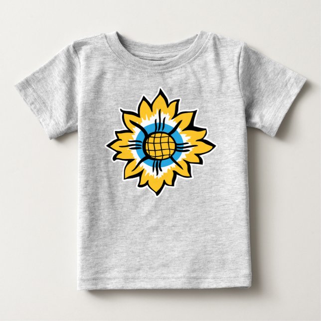 Camiseta De Bebé Girasol (Anverso)