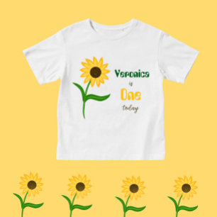 Camiseta De Bebé Girasol