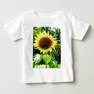 Camiseta De Bebé Girasol amarillo grande