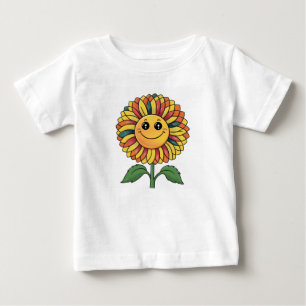 Camiseta De Bebé girasol radiante