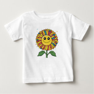 Camiseta De Bebé girasol radiante