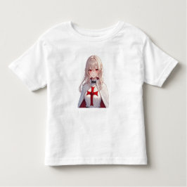 Camiseta De Bebé Girl Templar Knight Crusader Toddler Tee Shirt