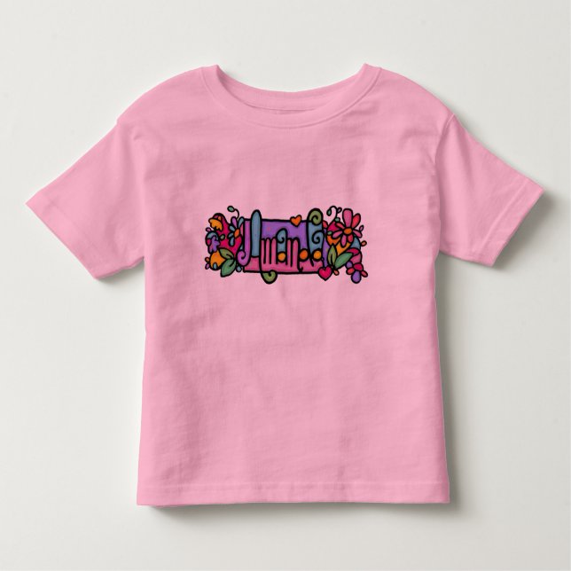 Camiseta De Bebé ¡Girlie Amanda! (Anverso)