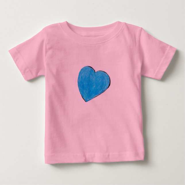 Camiseta De Bebé GirlLovesBlue (Anverso)