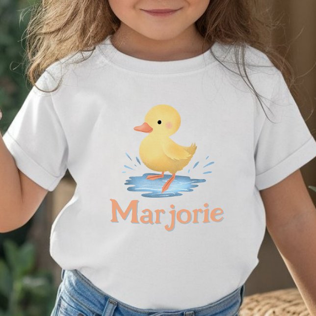 Camiseta De Bebé Girls Cute Kawaii Duckling Summer Farm (Subido por el creador)