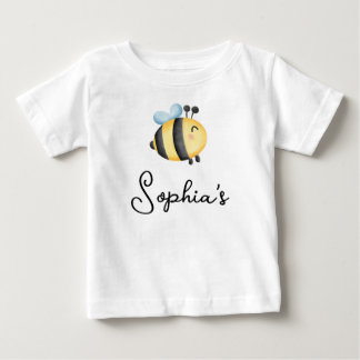 Camiseta De Bebé Girls Cute One Summer First Bee Day 1st Birthday 