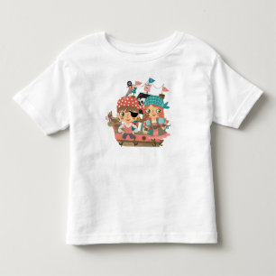 Camiseta De Bebé Girly Pirates
