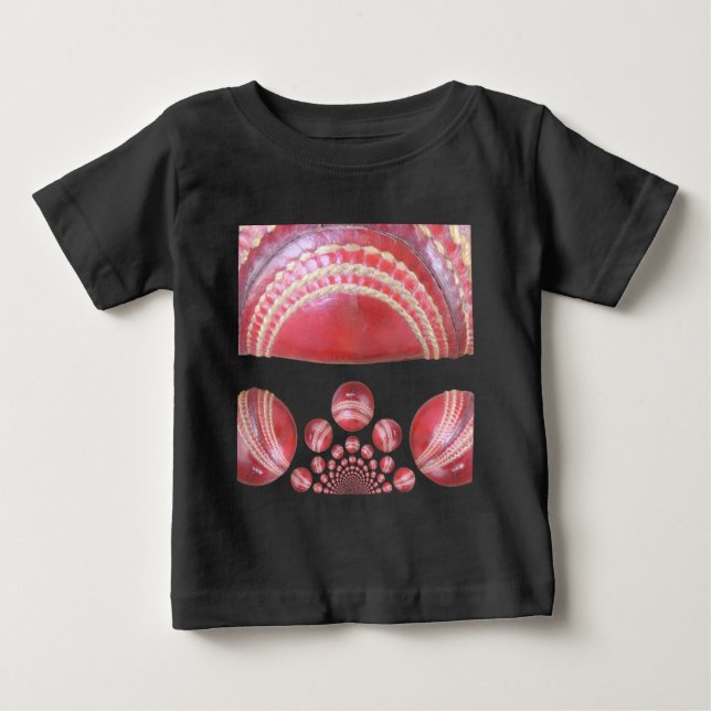 Camiseta De Bebé Giro en Crimson - Un hermoso Arti de pelota de crí (Anverso)