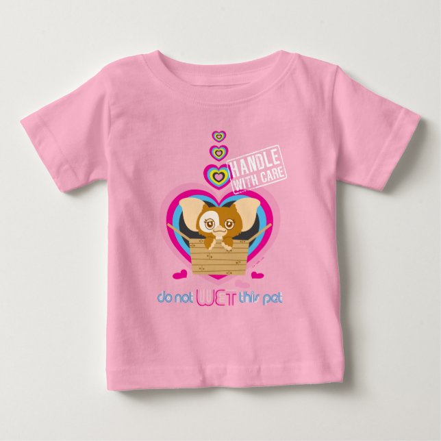 Camiseta De Bebé Gizmo | No Ocasionar Este Mascota (Anverso)
