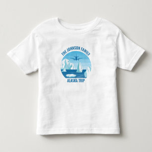 Camiseta De Bebé Glaciar Guay Personalizado de vacaciones de la fam