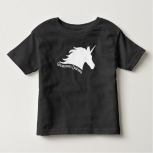 Camiseta De Bebé Glamoroso Chica Unicorn 2T 3T 4T 5T