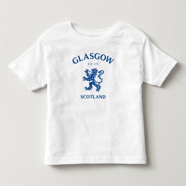 CAMISETA DE BEBÉ GLASGOW, ESCOCIA (Anverso)