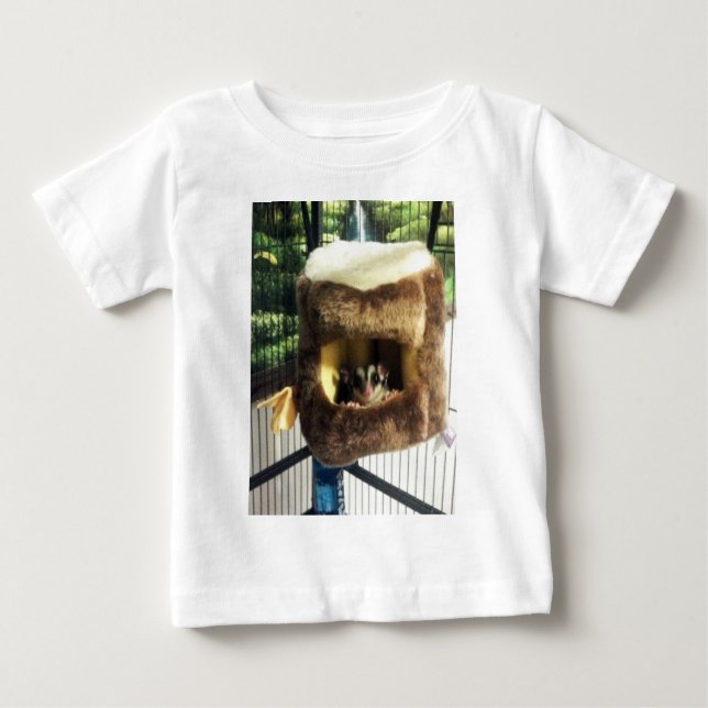 Camiseta De Bebé Glider azucarero en camión de árbol furtivo colgan (Anverso)
