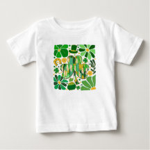 Glitter Floral Boho Shamrock Día de San Patricio
