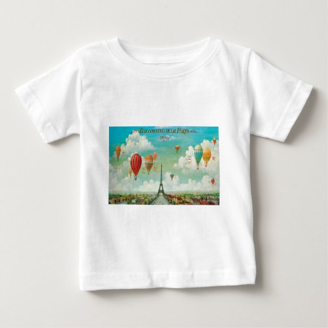 Camiseta De Bebé Globalización sobre París (Anverso)